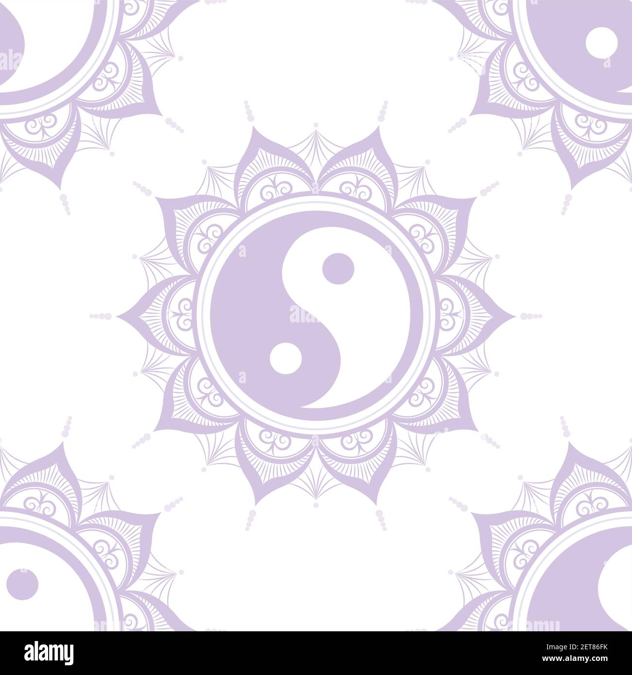 Seamless pattern with mandala,vector illustration Stock Vector Image ...