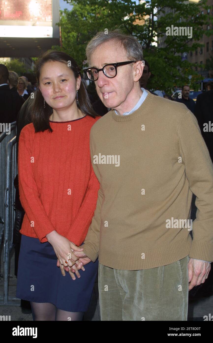 Woody Allen and Soon Yi Previn attend the premiere of Woody Allen's new