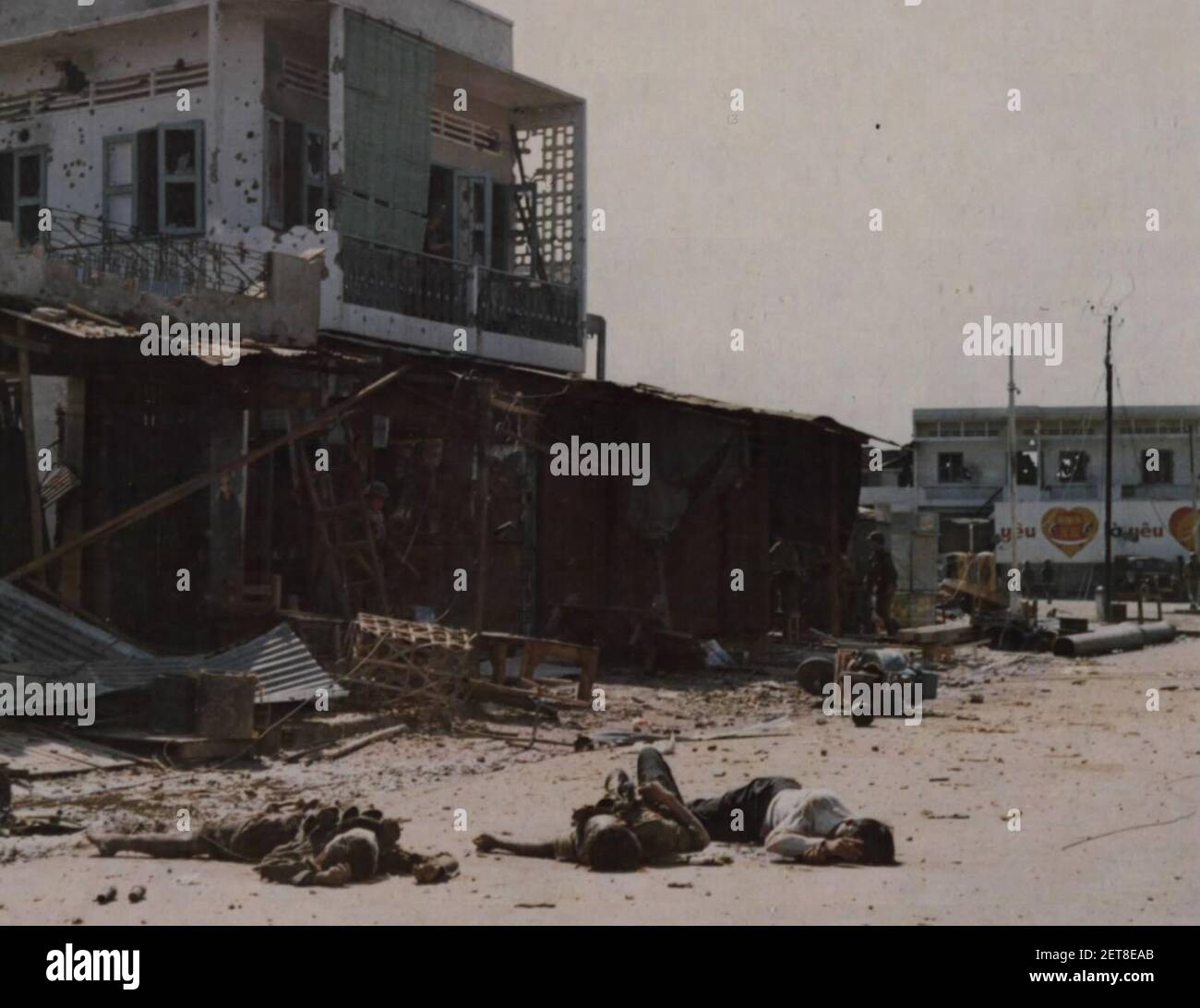 PAVN dead near Tan Son Nhut, May Offensive, 7 May 1968. Stock Photo