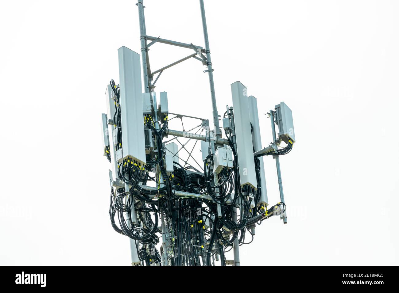Telecom Aerial Components Close up electric cables hi-res stock photography and images - Alamy