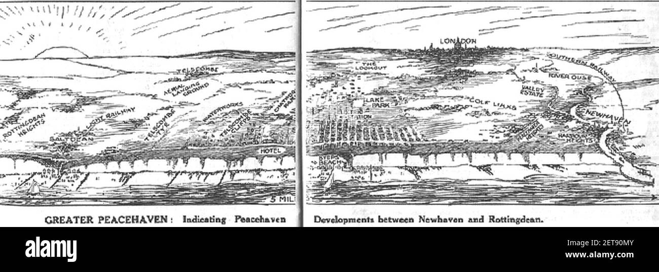 Peacehaven Black and White Stock Photos & Images Alamy