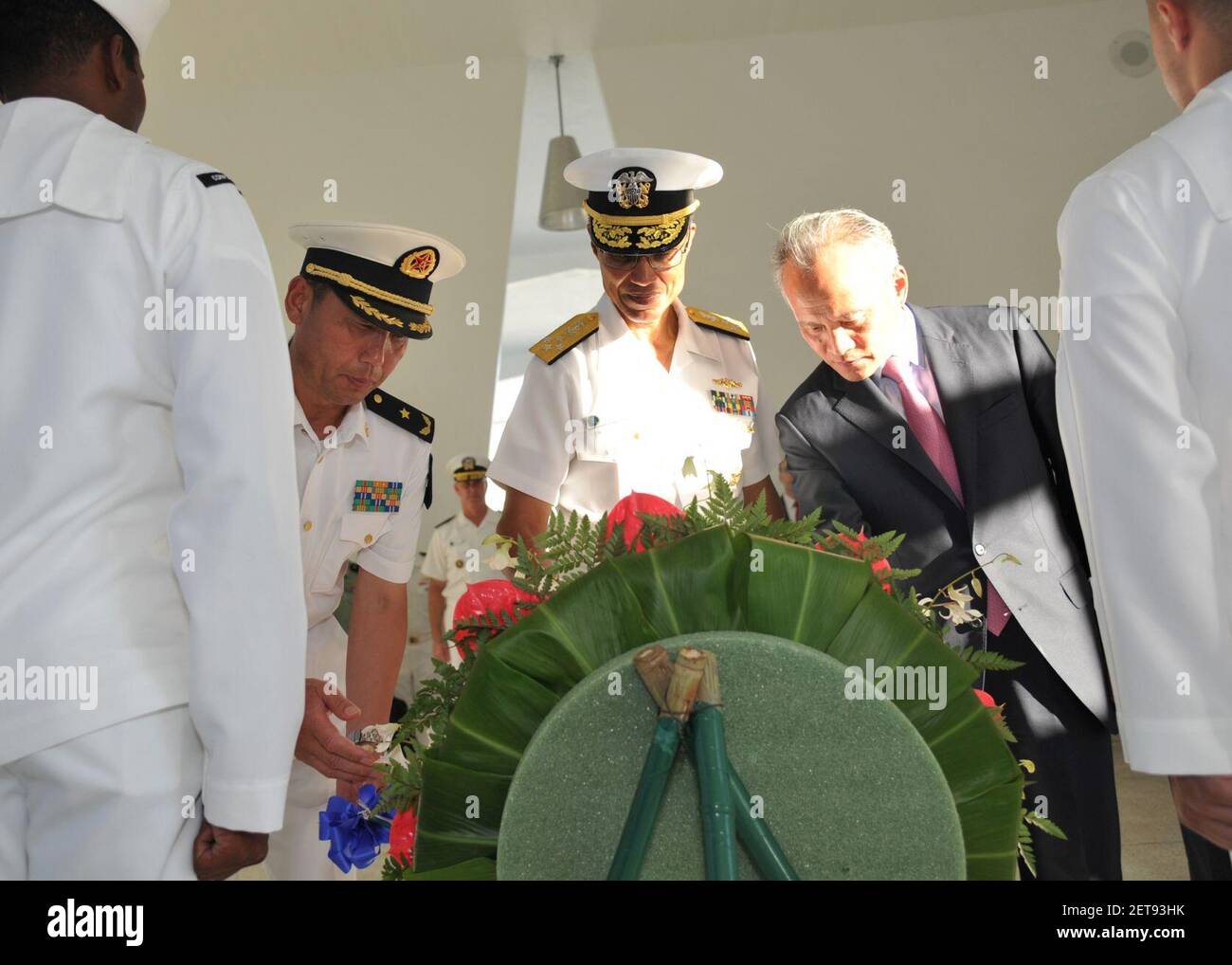 Pearl Harbor Ceremony 130906 Stock Photo Alamy