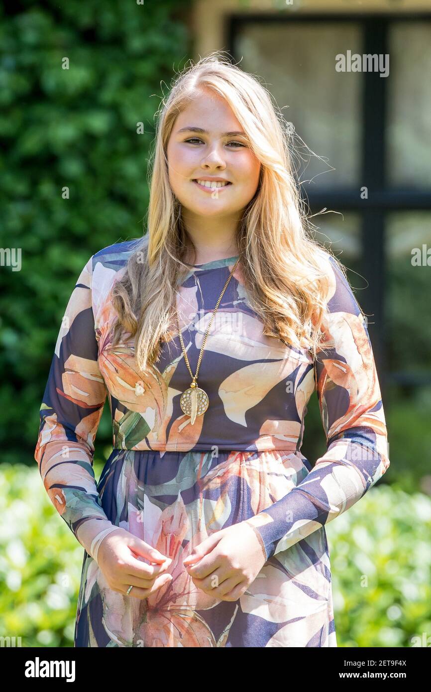 Crown Princess Amalia of the Netherlands celebrates her 16th birthday