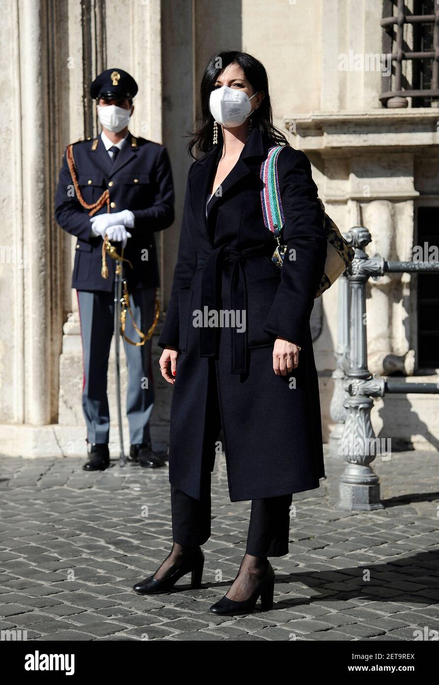 Rome, Italy. 01st Mar, 2021. Oath of the undersecretaries at Palazzo Chigi. In the photo: Undersecretary Barbara Floridia (Education) Credit: Independent Photo Agency/Alamy Live News Stock Photo