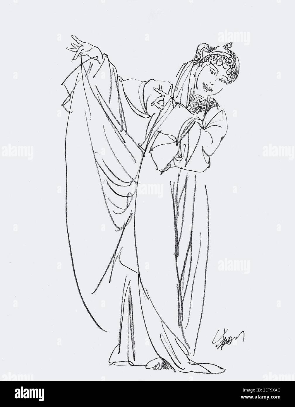 Undated and unlocated photo: "Accusing the Living" by Zhu Gang, a