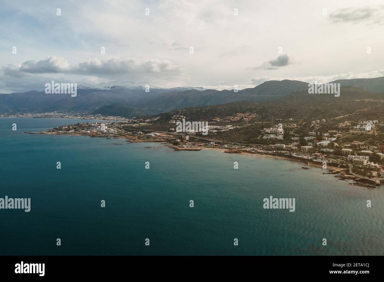 Aerial drone scenery idyllic shore hi-res stock photography and images ...