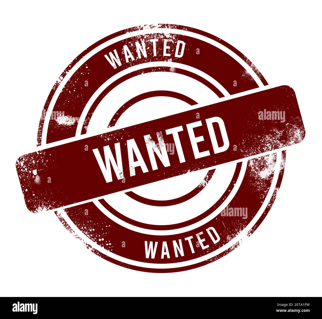 Wanted stamp sign seal hi-res stock photography and images - Alamy