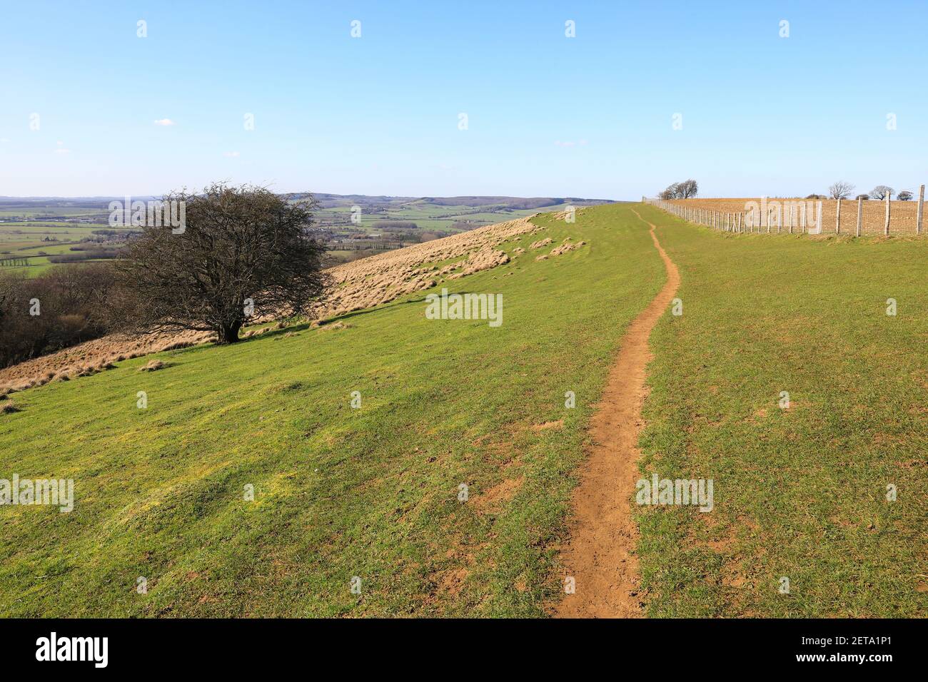 The north downs way kent hi-res stock photography and images - Alamy