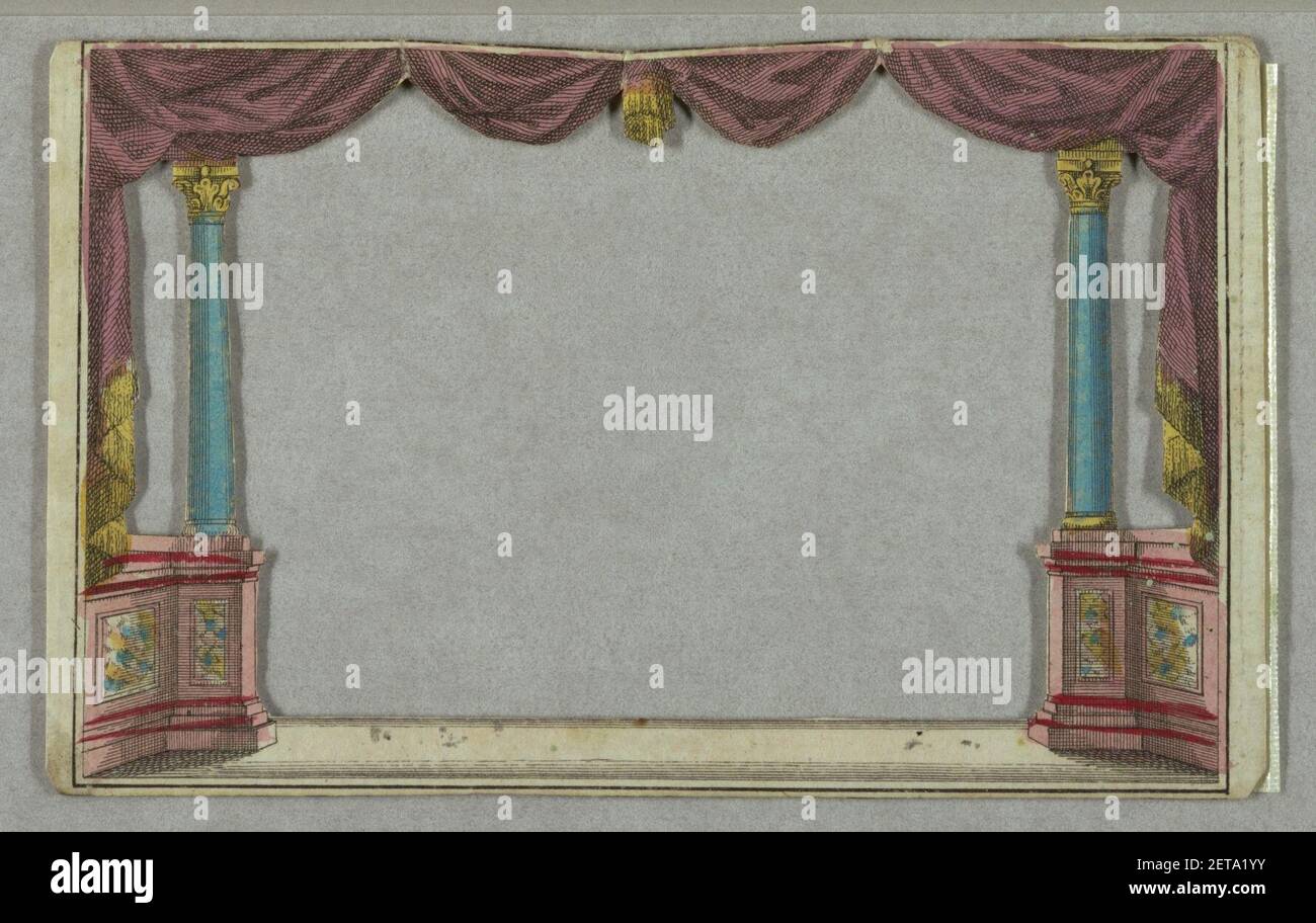 Peep-show, Opera (Peep-show), 1730–50 Stock Photo
