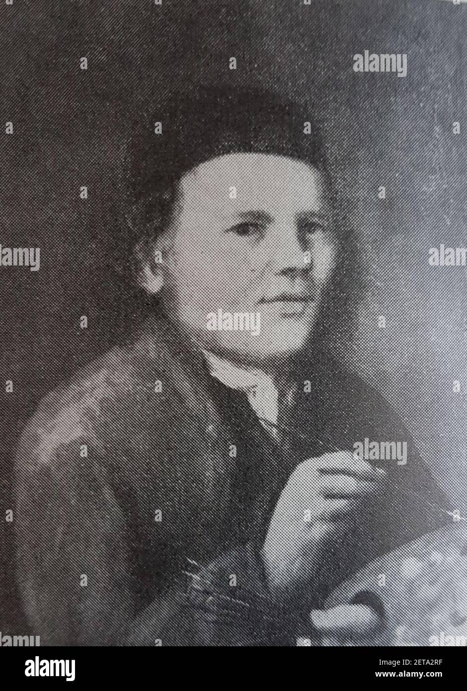 Pehr Hörberg självporträtt Stock Photo Alamy