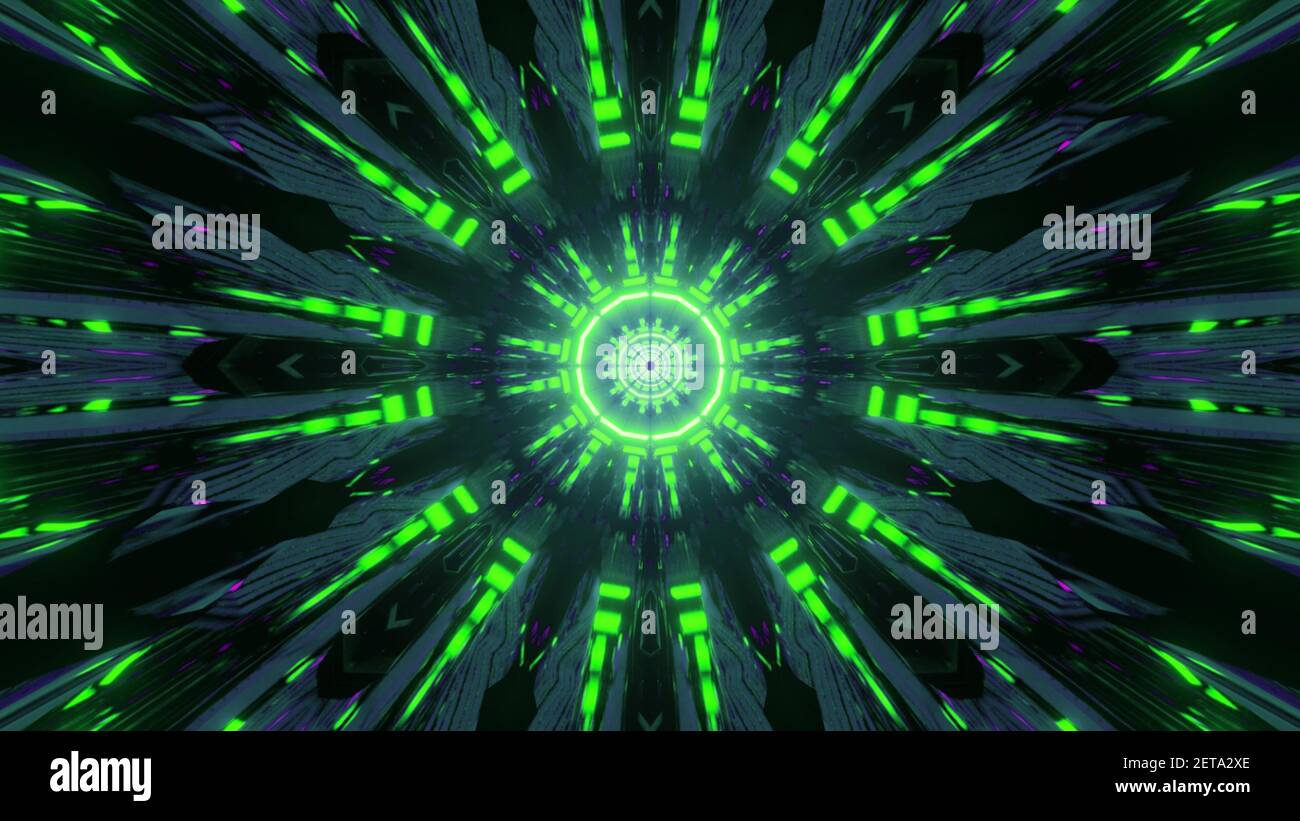Pattern Rdiating Background An abstract digital illustration background with a green radiating ...