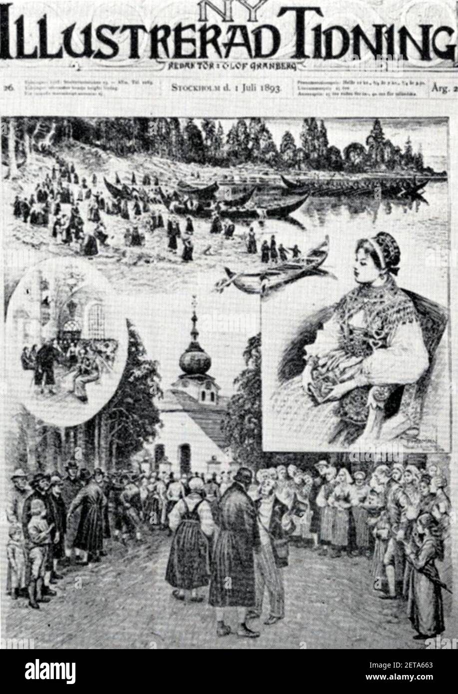 Pelle Hedman ''Ny Illustrerad Tidning'' 1893 Stock Photo Alamy