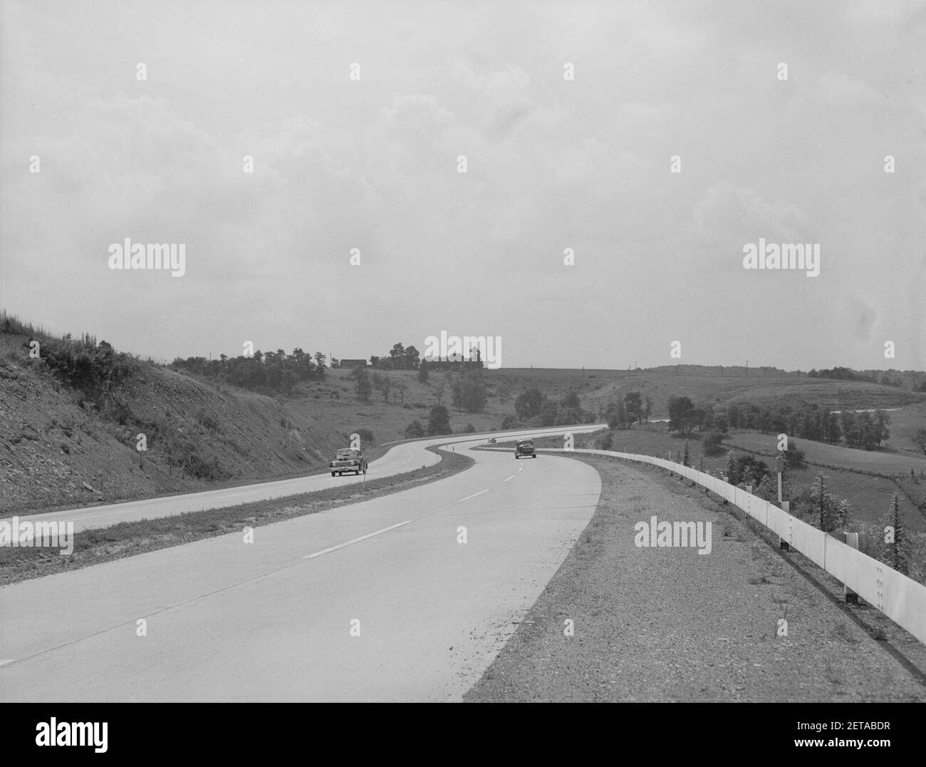 Pennsylvania Turnpike in 1942 Stock Photo Alamy