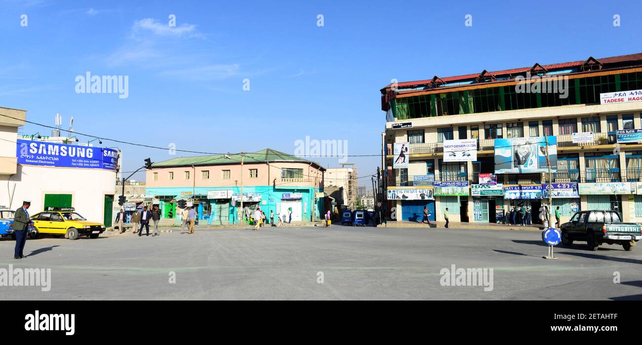 The city of Mekele, Ethiopia. Stock Photo