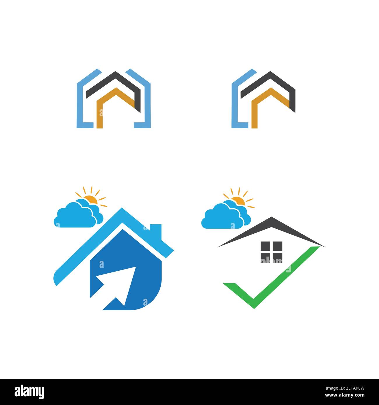 House logo vector illustration design Stock Vector Image & Art - Alamy
