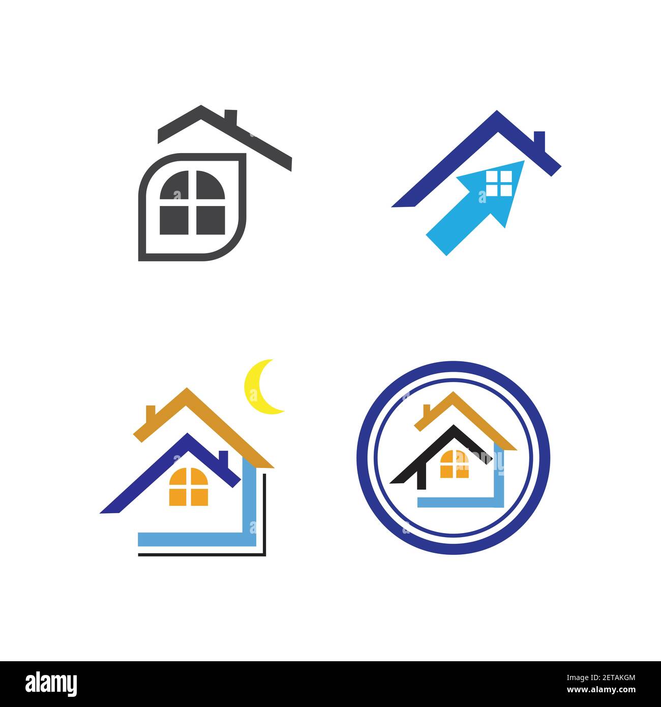 House logo vector illustration design Stock Vector Image & Art - Alamy