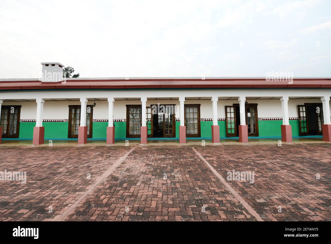 The 1931 King Mutara Rudagigwa palace serves as a musseum gallery, Huye Rwanda. Stock Photo