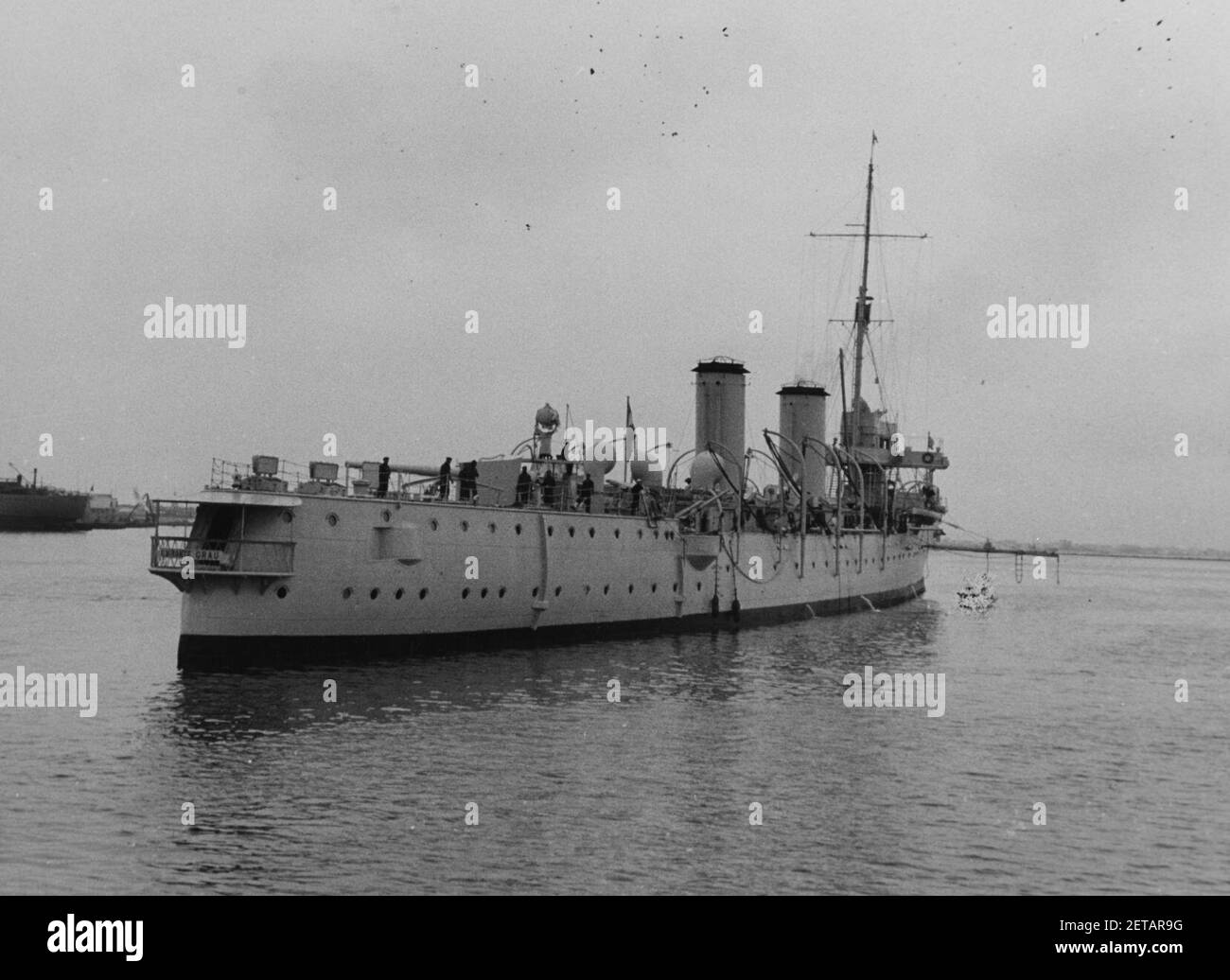 Peruvian cruiser Almirante Grau NH 45416. Stock Photo