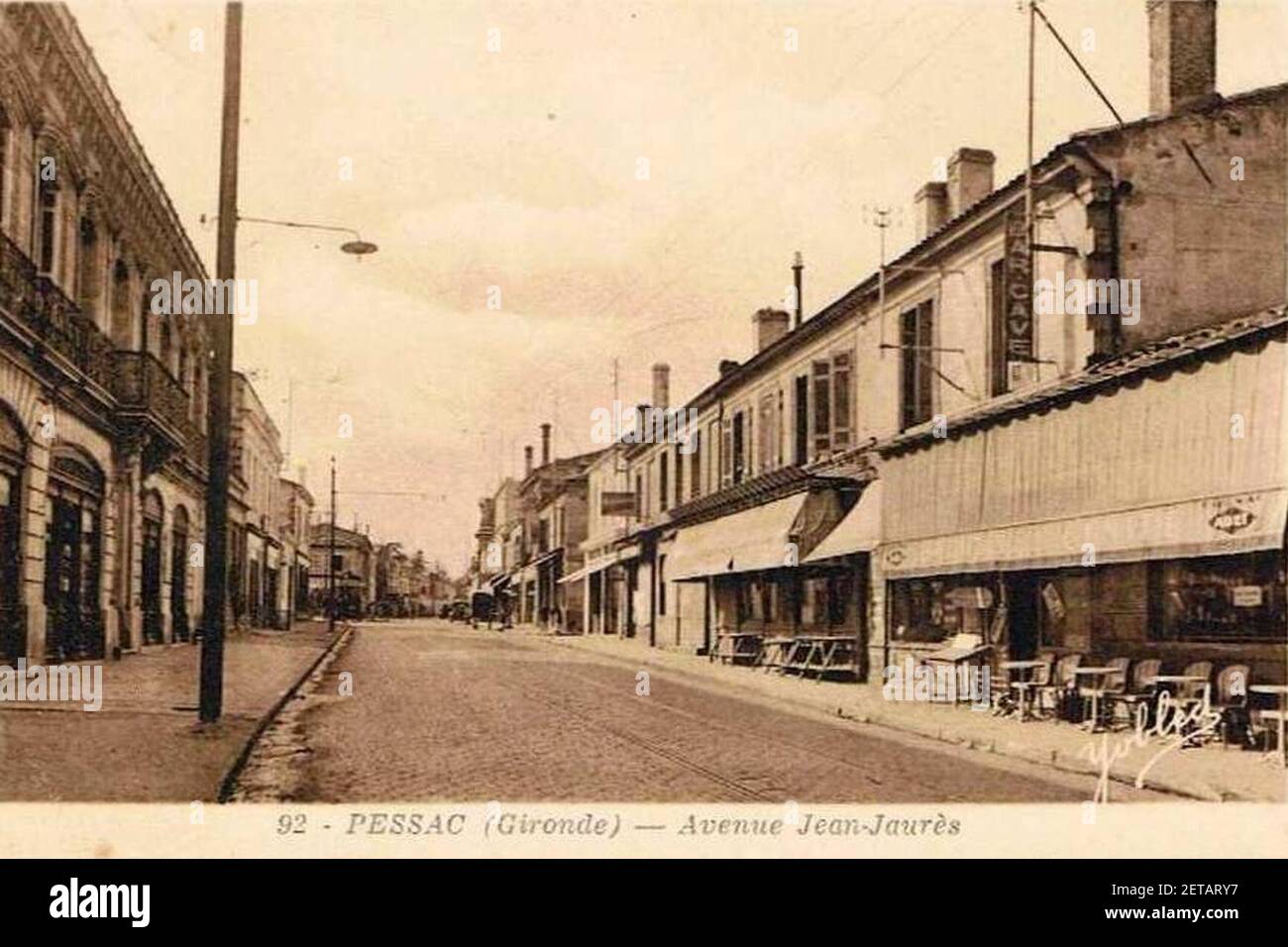 Pessac - avenue Jaurès 1 Stock Photo - Alamy