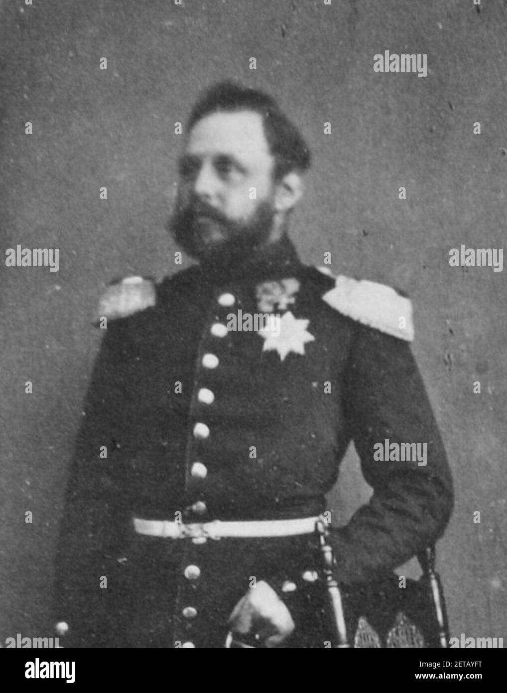 Peter II, Grand Duke of Oldenburg. Stock Photo