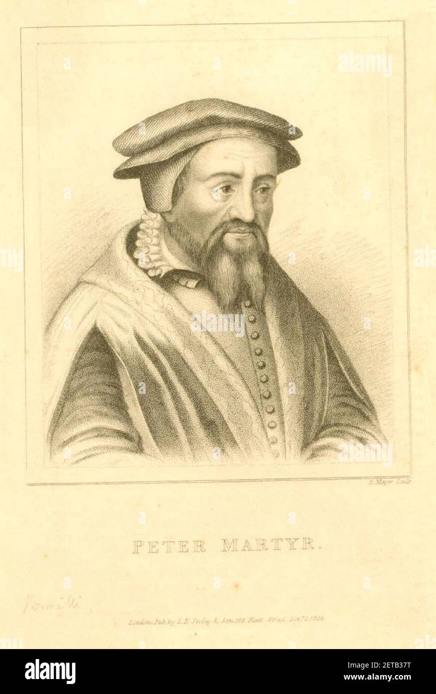 Peter Martyr Vermigli by Meyer full Stock Photo Alamy