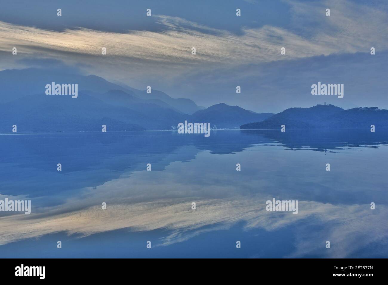 Nantou Jan 8 17 Xinhua Photo Taken On Jan 8 17 Shows The Morning Scenery Of Riyue Tan Or The Sun Moon Lake In Nantou County Southeast China S Taiwan