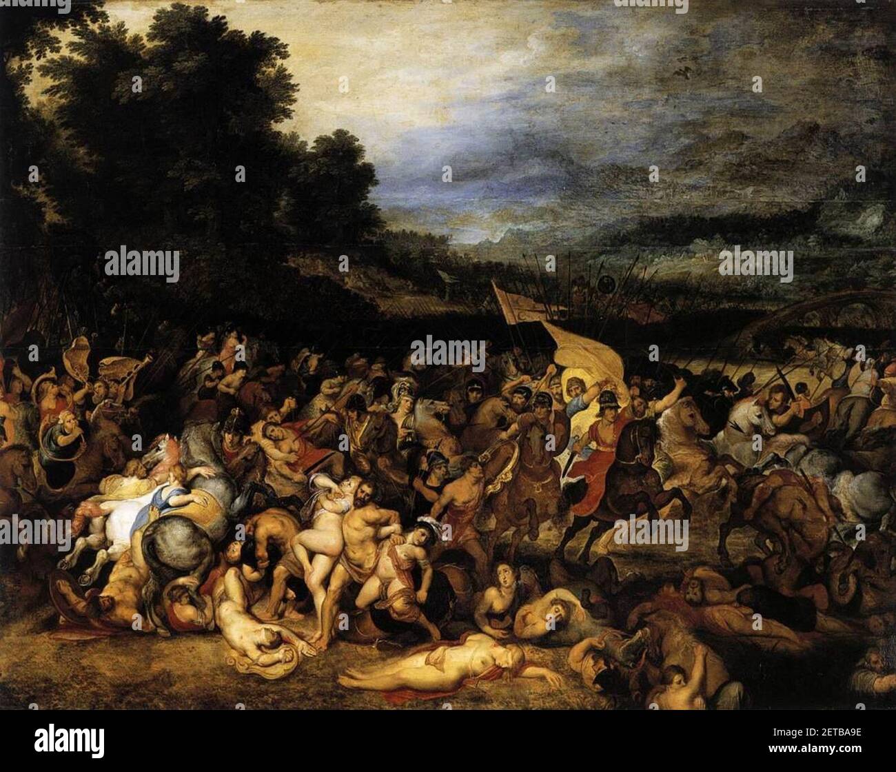 Peter Paul Rubens The Battle of the Amazons Stock Photo Alamy