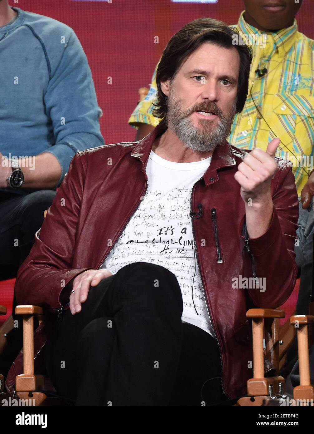 PASADENA, CA JANUARY 9 Executive Producer Jim Carrey onstage during