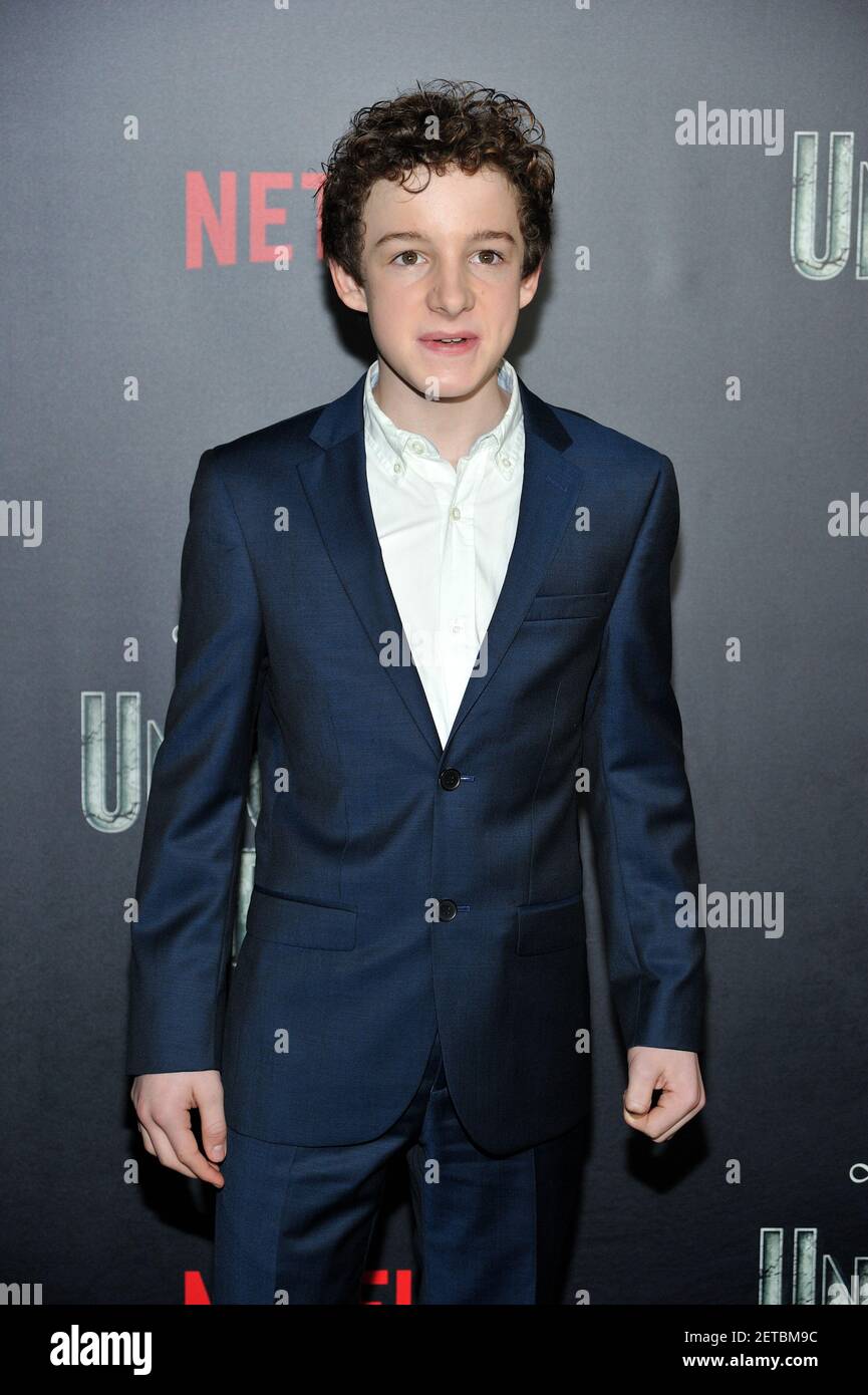 Actor Louis Hynes attends the world premiere of Netflix' Lemony Snicket