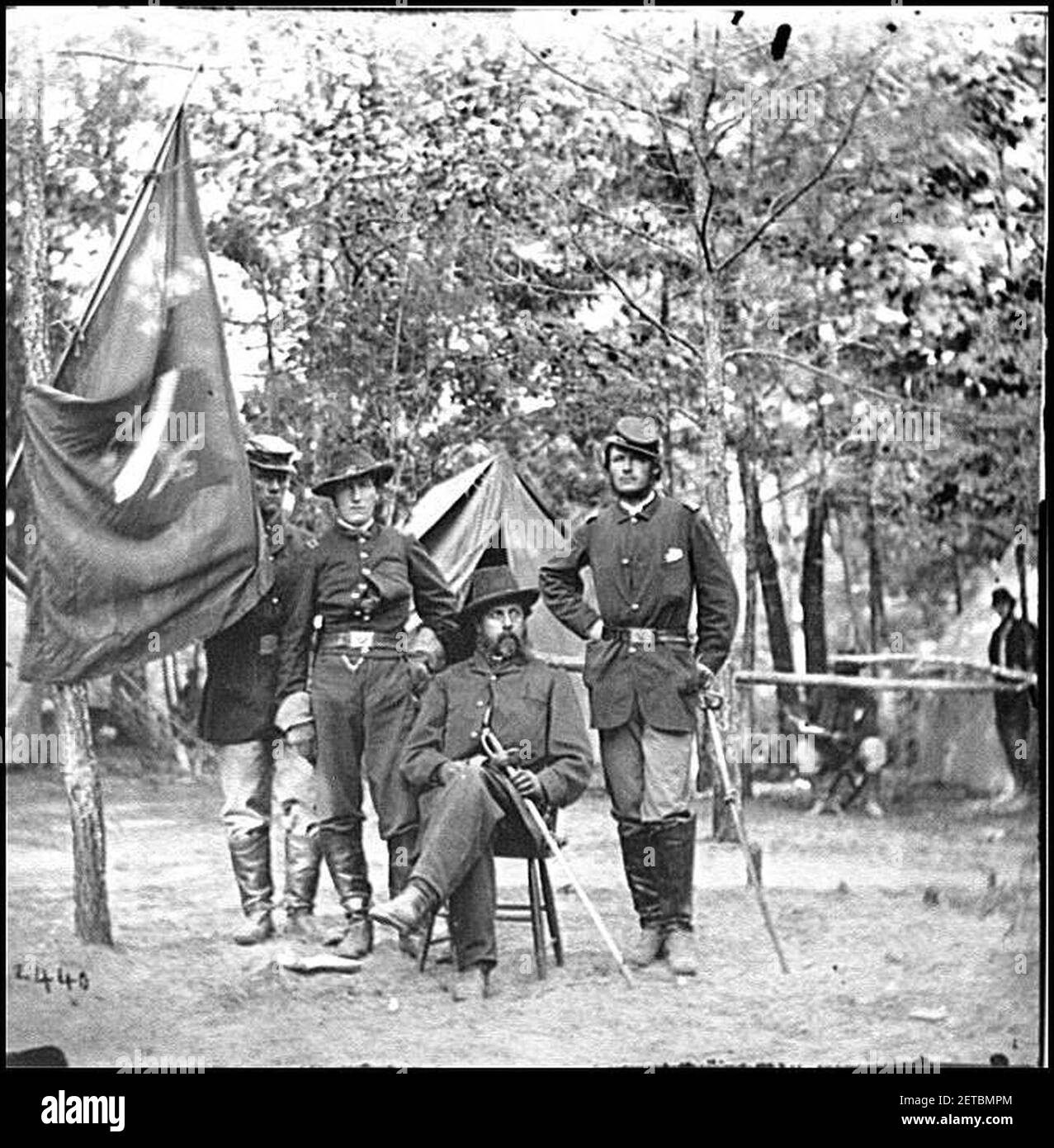 Petersburg, Va. Gen. Orlando B. Willcox And Staff, 3d Division, 9th ...