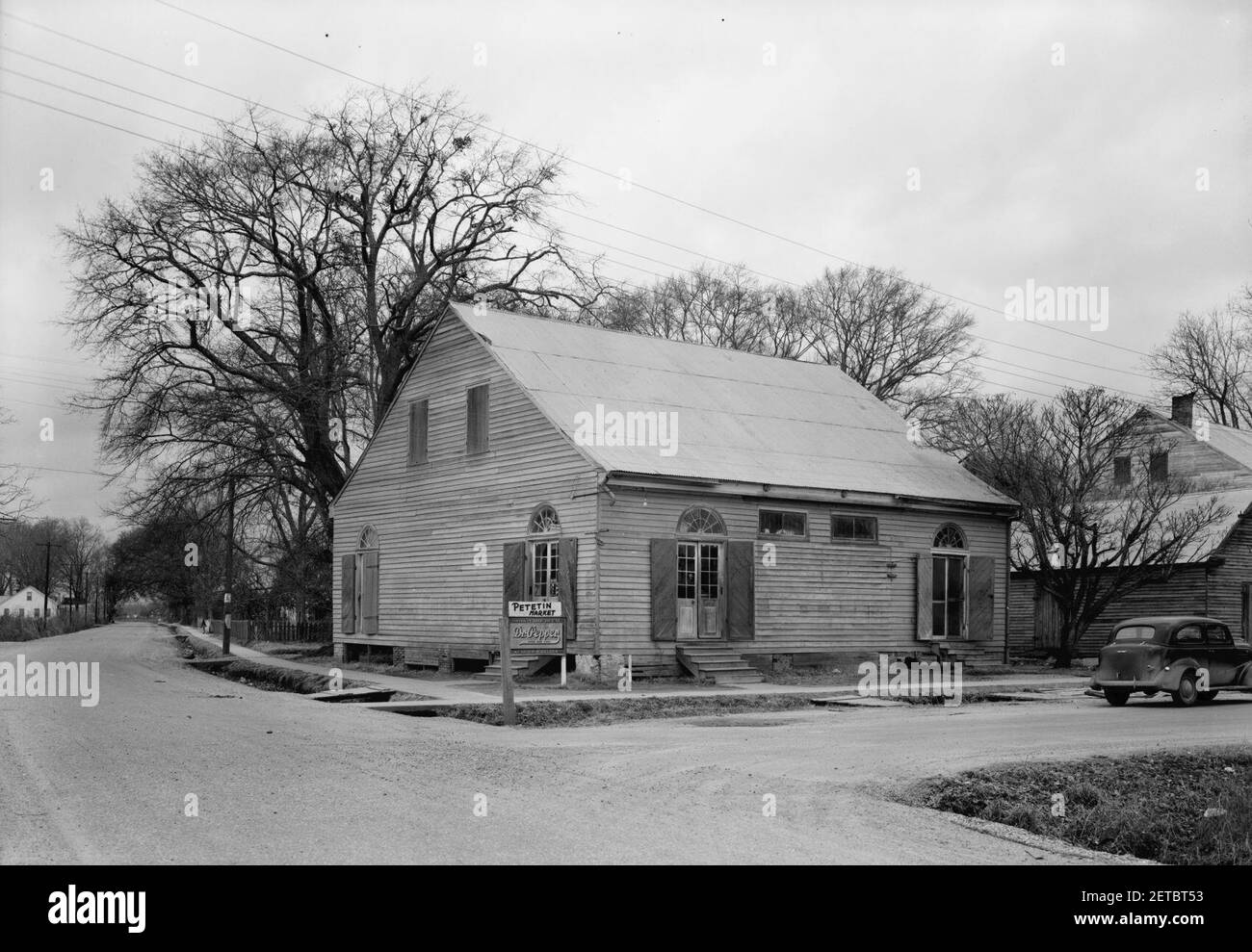 Petetin's Store, Grand Coteau 1940 Stock Photo Alamy