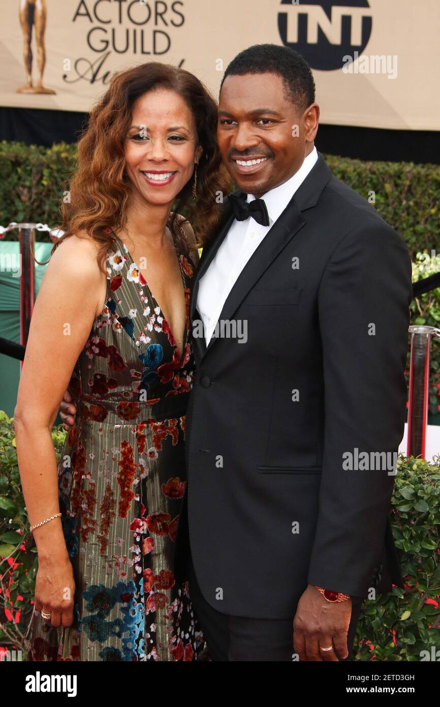 Mykelti Williamson and Sondra Spriggs at the 23rd Annual Screen Actors  Guild Awards held at the Shrine Auditorium in Los Angeles, CA on Sunday,  Jan. 29, 2017. (Photo by JC Olivera) ***