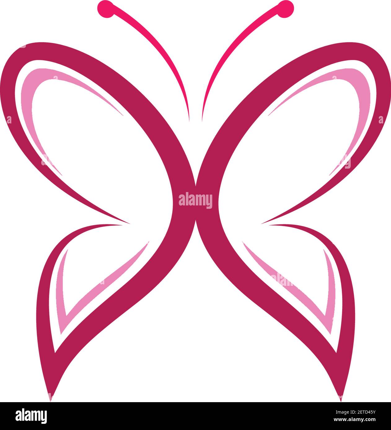 Butterfly logo template vector icon illustration design Stock Vector ...