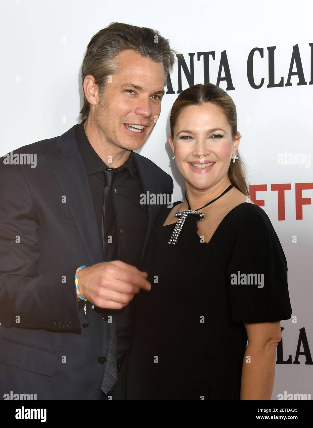 L-R: Timothy Olyphant, Drew Barrymore attends the Santa Clarita Diet ...