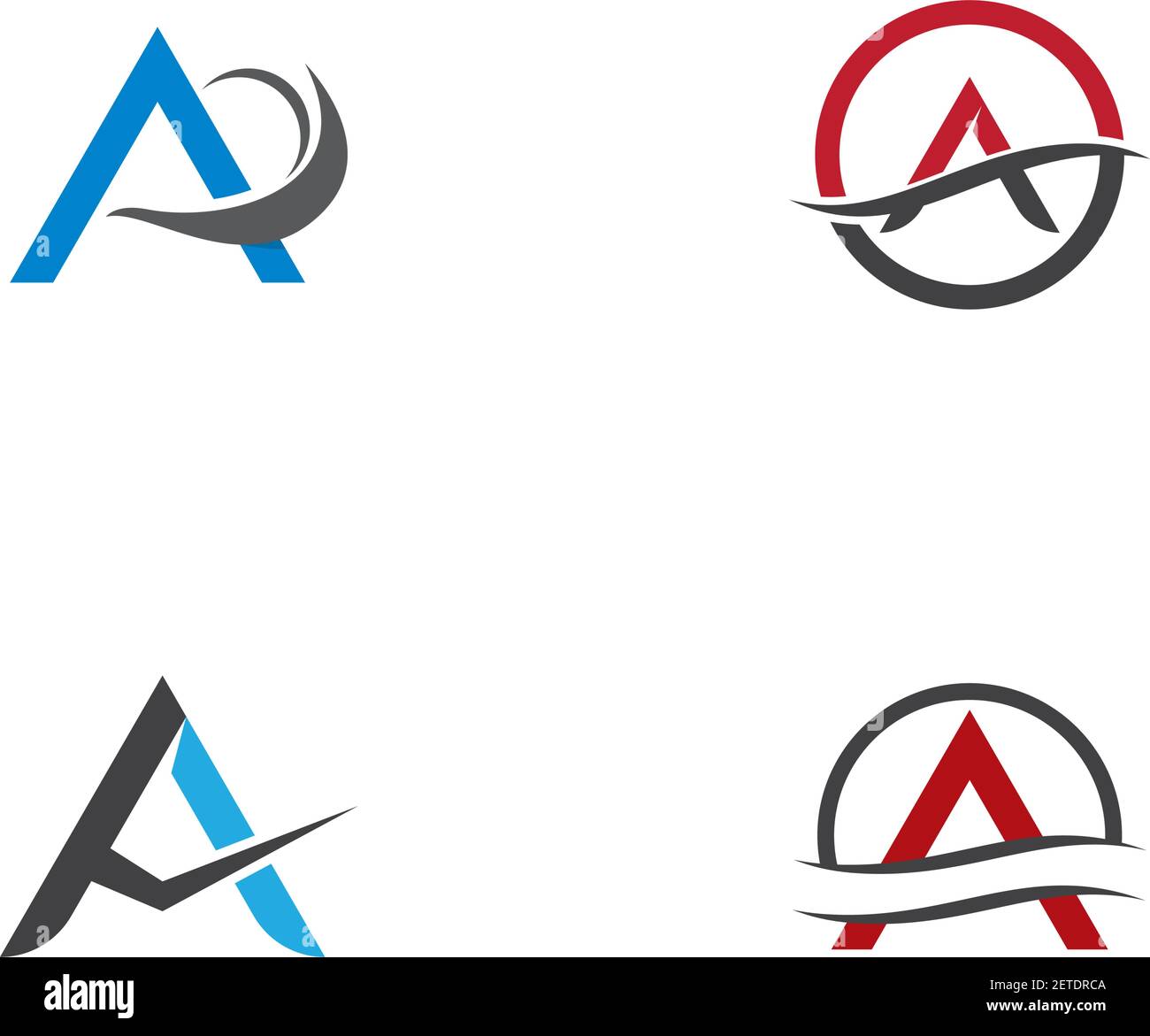 A letter logo vector icon illustration design Stock Vector Image & Art ...