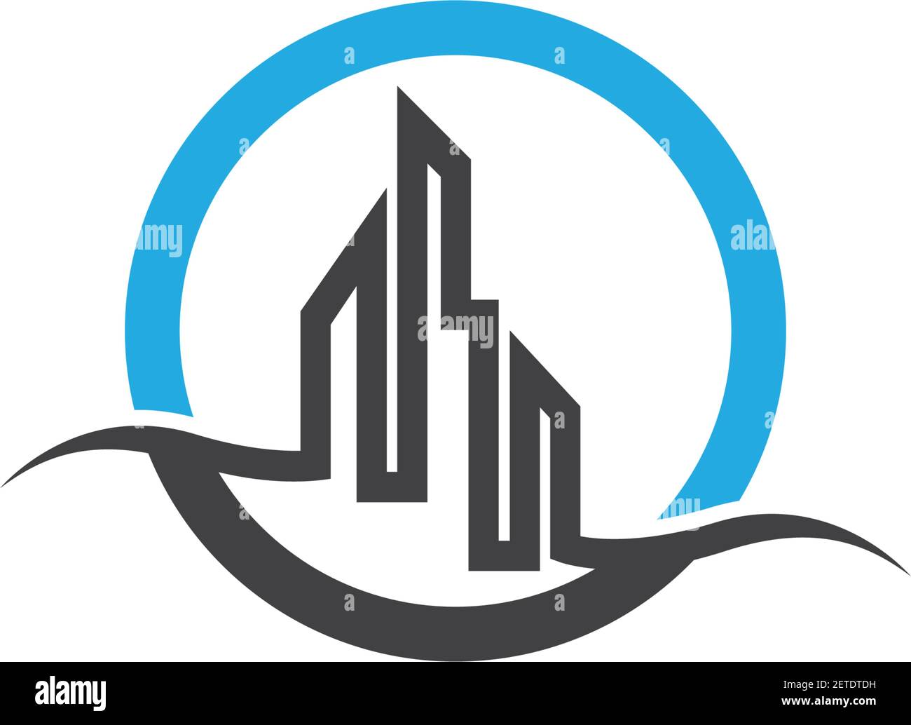Real estate logo icon illustration Stock Vector Image & Art - Alamy