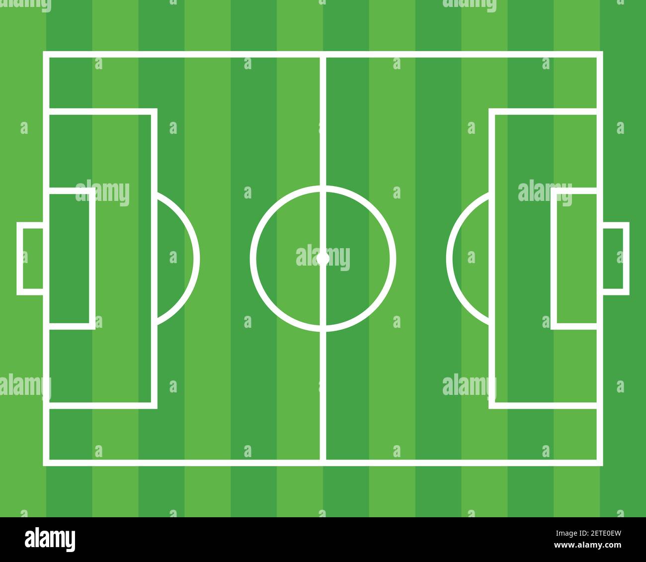 soccer field vector icon illustration design template Stock Vector