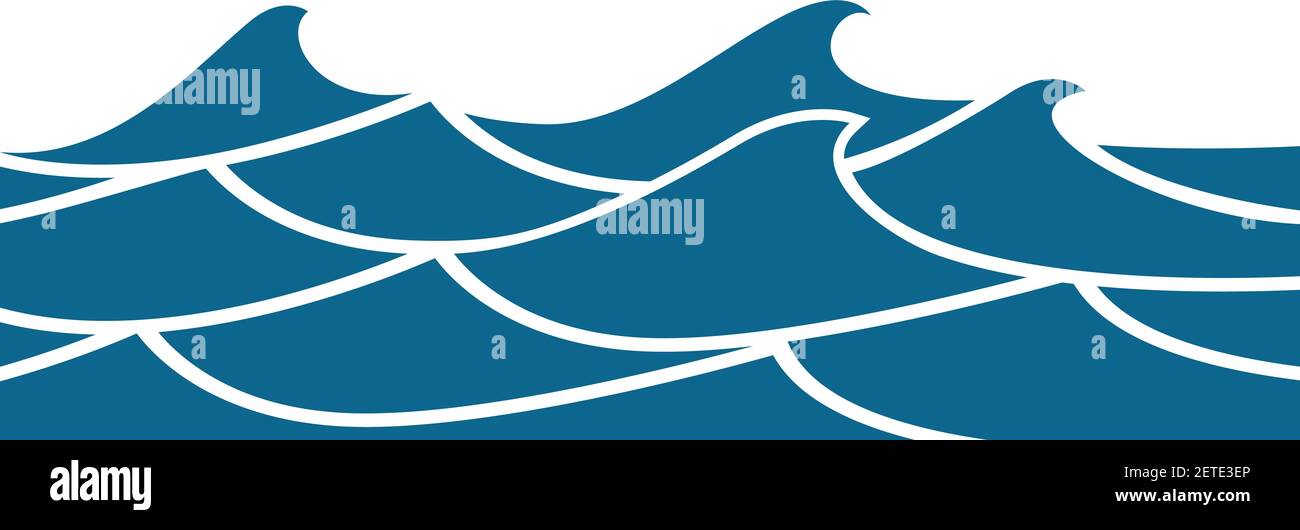 Water wave vector icon illustration Stock Vector Image & Art - Alamy