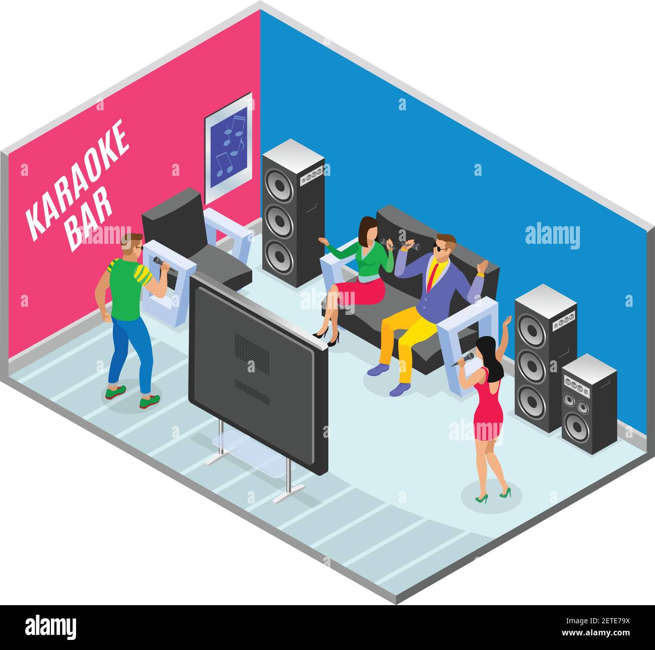 Drunk house party Stock Vector Images Alamy