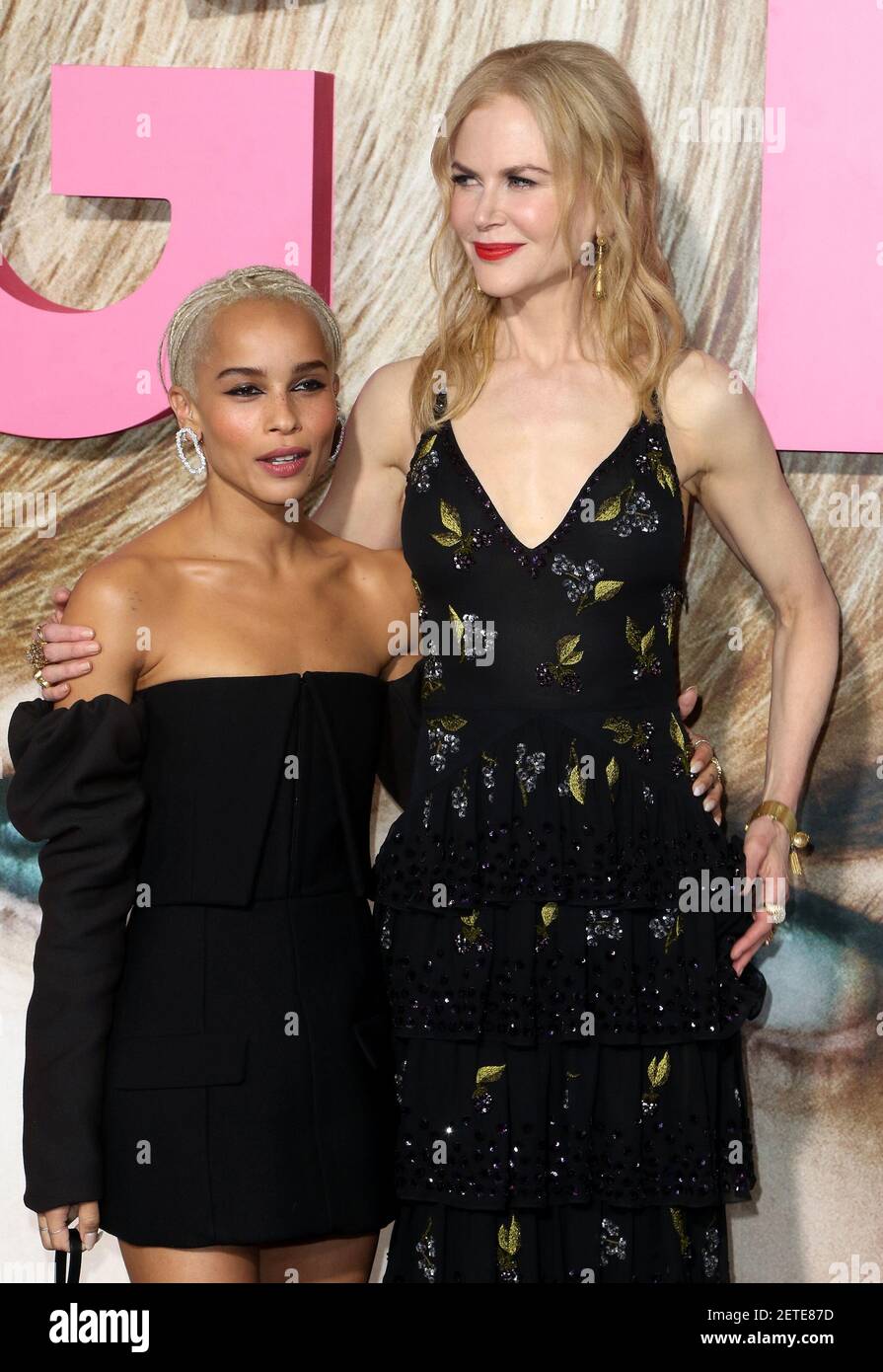 Zoe Kravitz and Nicole Kidman at The Premiere Of HBO's 'Big Little Lies