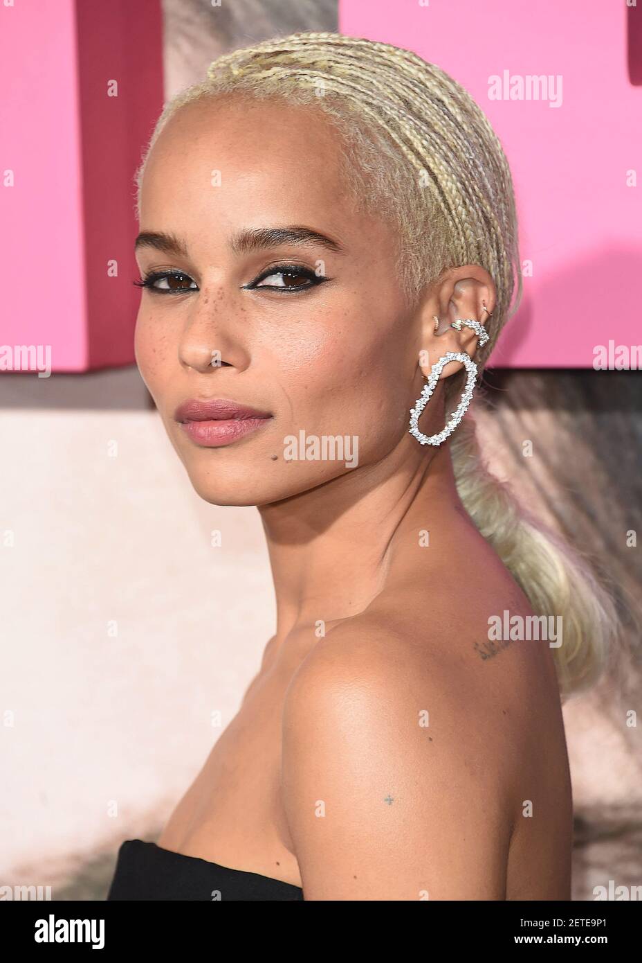 HOLLYWOOD, CA FEBRUARY 7 Zoe Kravitz at the premiere Of HBO's "Big