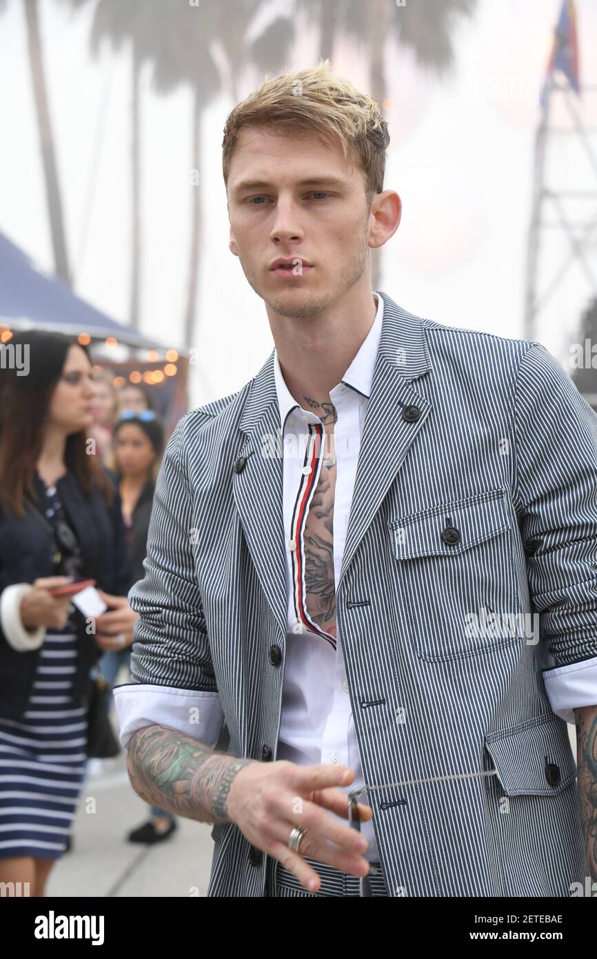 Machine Gun Kelly during the Tommy Hilfiger Womens Spring 2017 Collection,  held on the Venice Beach