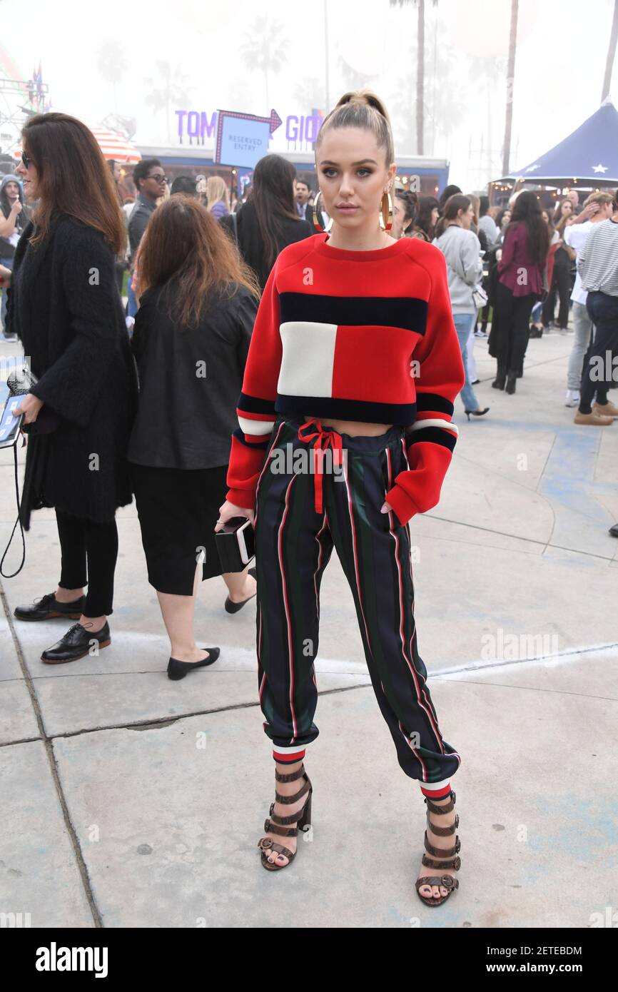 Delilah Belle Hamlin during the Tommy Hilfiger Womens Spring 2017  Collection, held on the Venice Beach