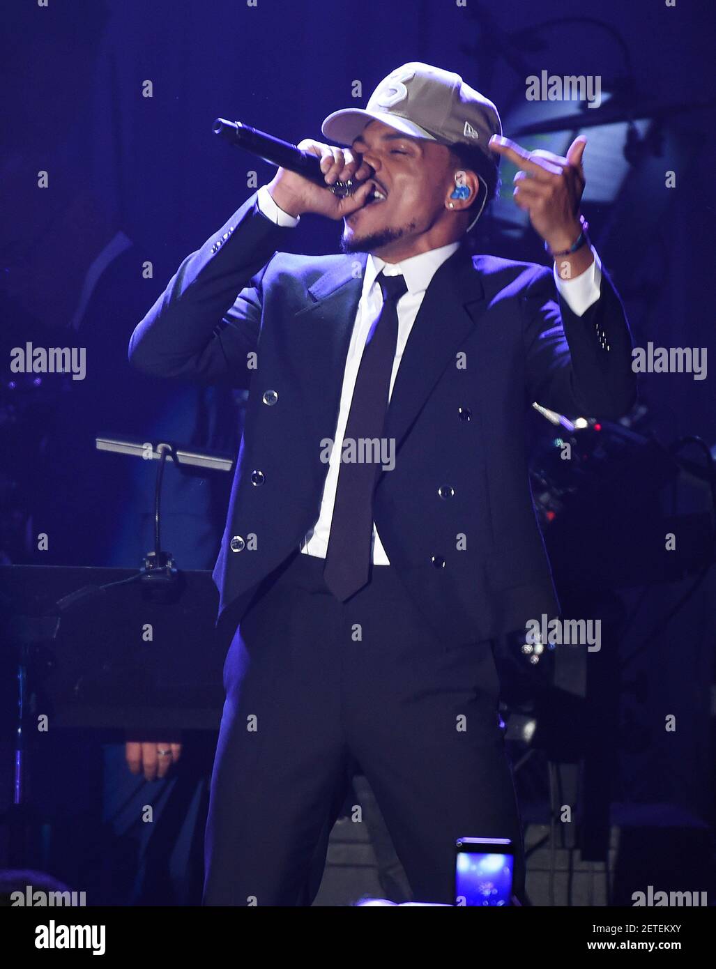 BEVERLY HILLS - FEBRUARY 11: Chance the Rapper onstage at the 2017 ...