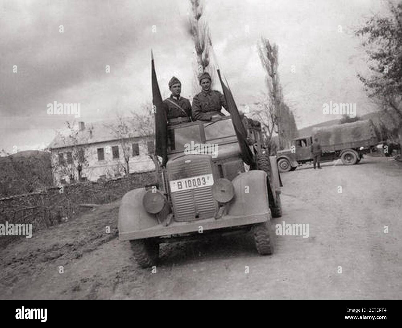 Phänomen Granit 25 Reconnaissance Car of Royal Bulgarian Army (1940). Stock Photo