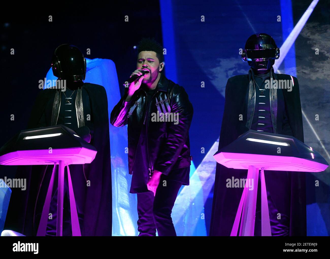los-angeles-february-12-the-weeknd-c-and-daft-punk-perform-at-the