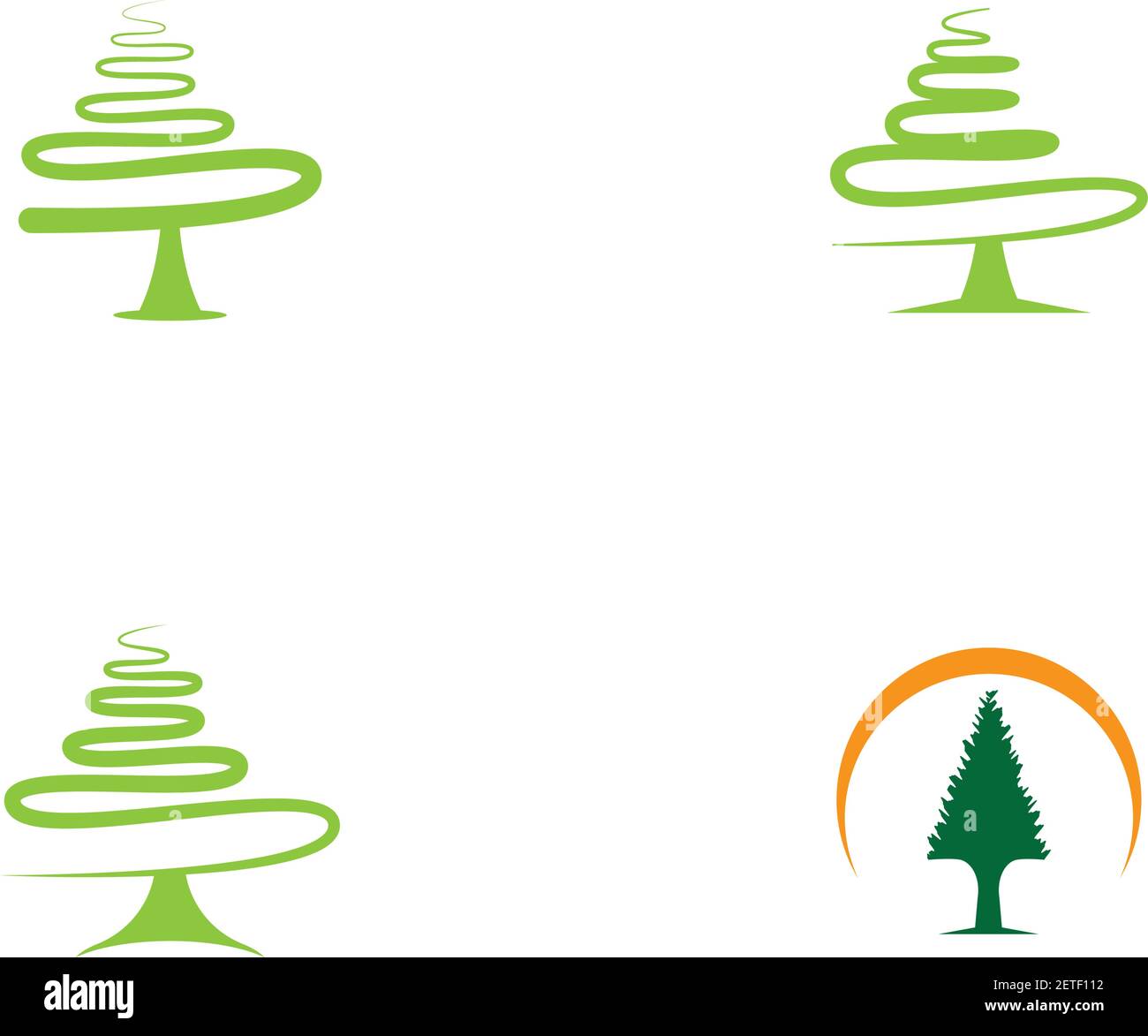 Pine vector icon illustration Stock Vector Image & Art - Alamy