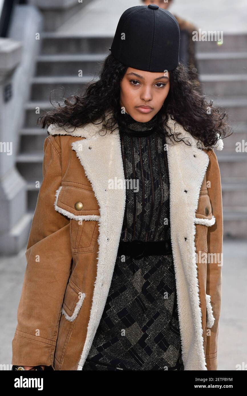 Jasmine Daniels walks on the runway during the Marc Jacobs Fashion Show