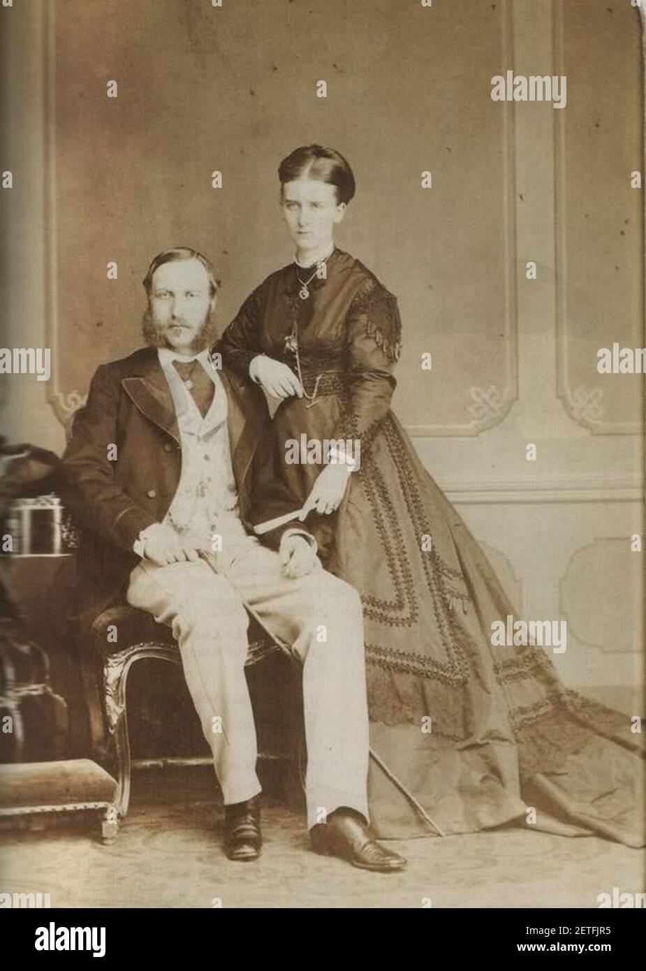 Philippe and Marie, Count and Countess of Flanders Stock Photo Alamy