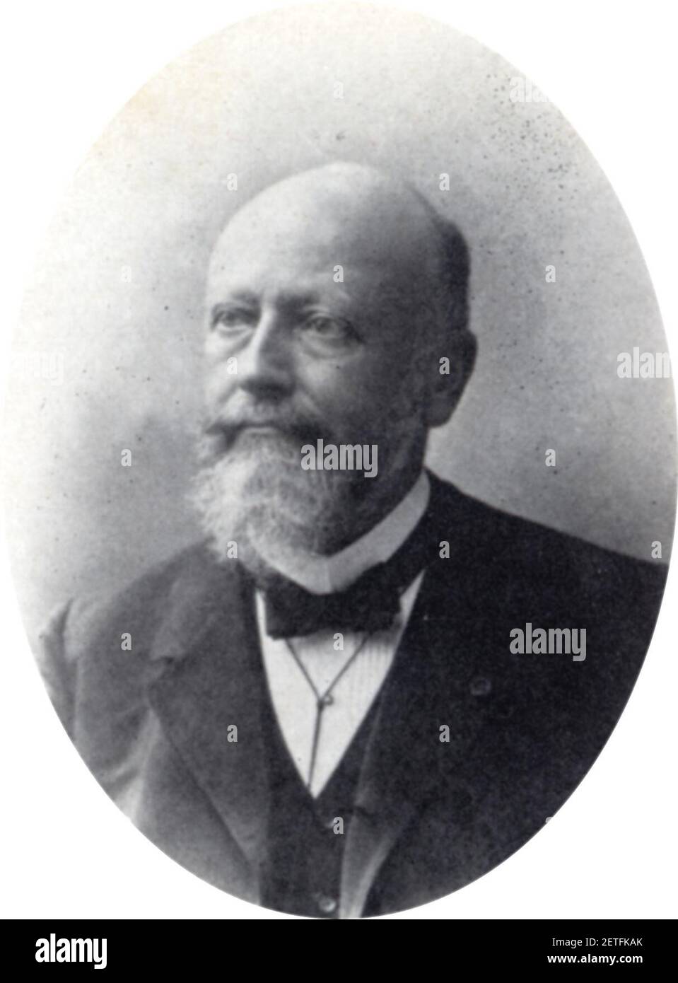 Philippe Dautzenberg 1849-1935. Stock Photo